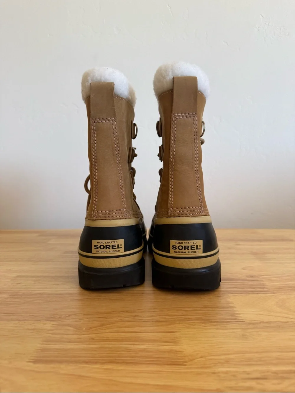 Sorel Caribou Waterproof Winter Snow Boots Camel Tan Women’s Size 7